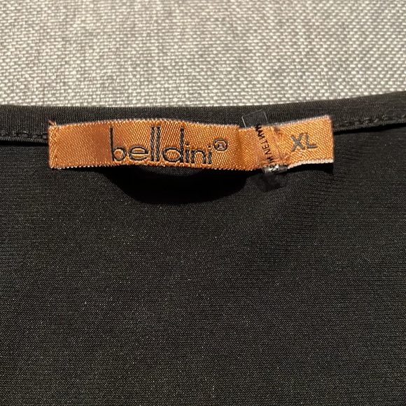 Belldini | XL | Black | Sleeveless Blouse | Lace & Studs embellishment| NWOT - Picture 5 of 6